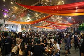 Artisan sausages displayed